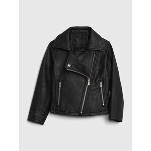 Baby GAP Toddler Faux Leather Moto Jacket Size 3T